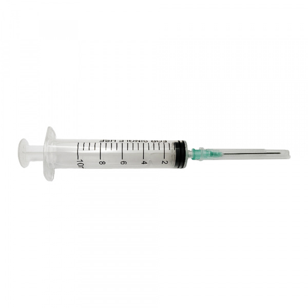 Шприц медицинский Luer Slip Медицина Medical syringe Luer Slip, 10 мл